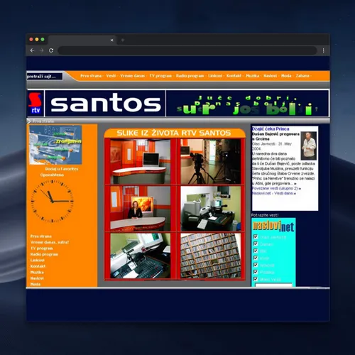 RTV Santos Zrenjanin stariji medijski portal sa vestima radio programom i galerijom