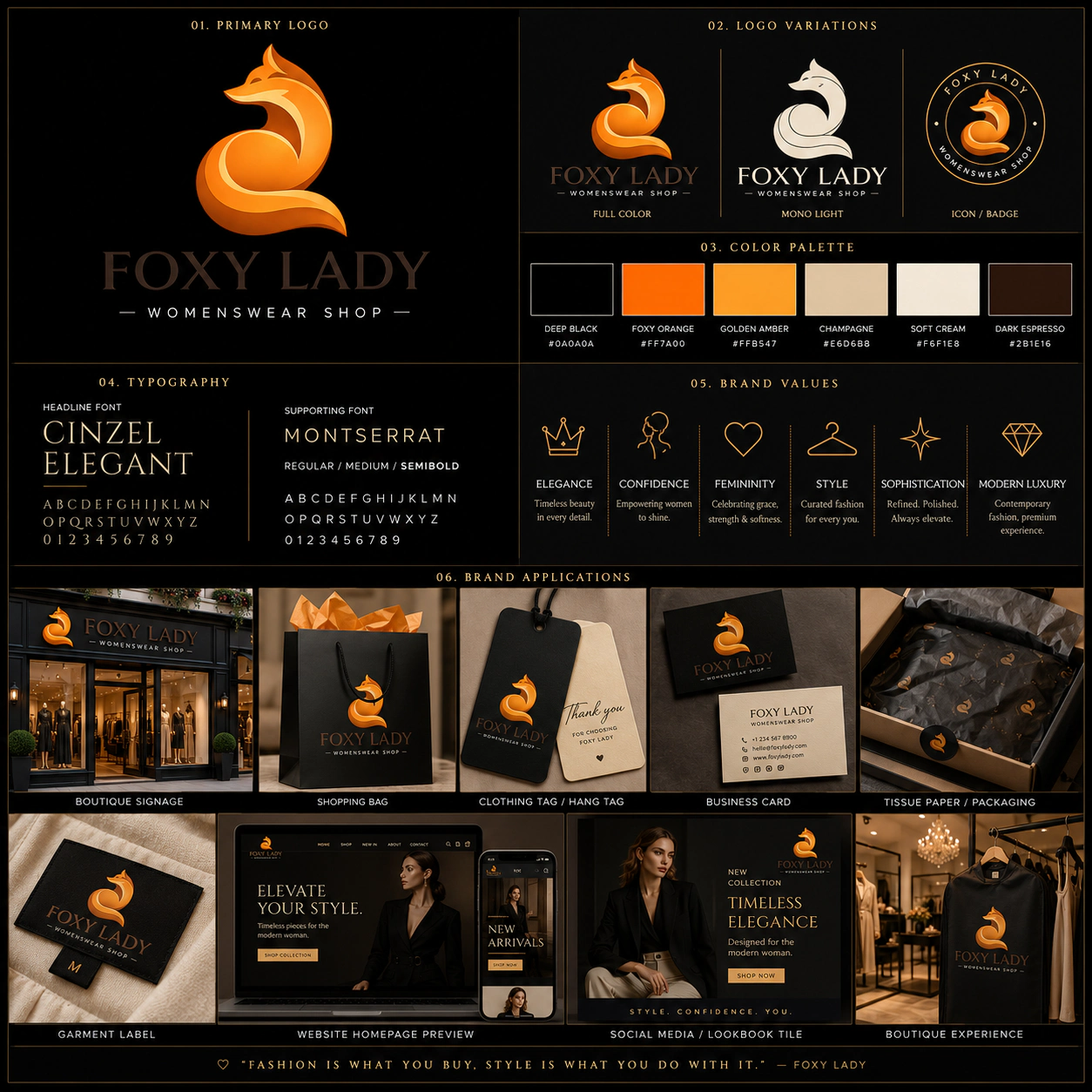 Foxy Lady brending luksuzne ženske garderobe