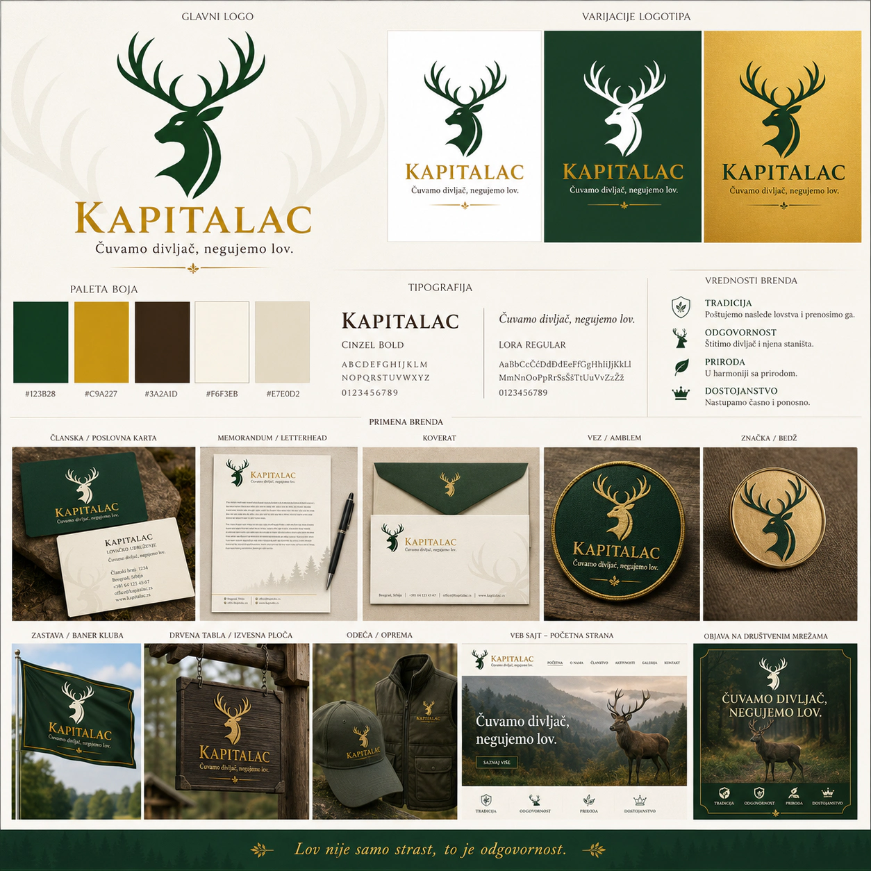 Kapitalac brending lovačkog udruženja