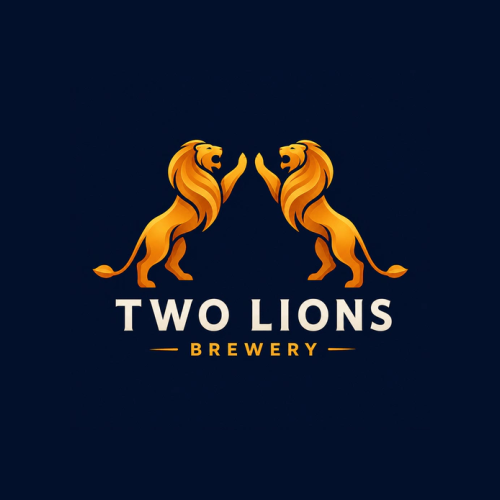 Two Lions logo mini kraft pivare