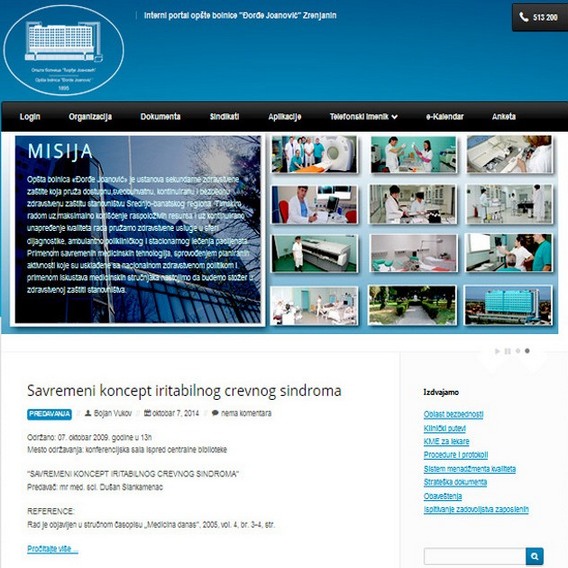 Intranet portal