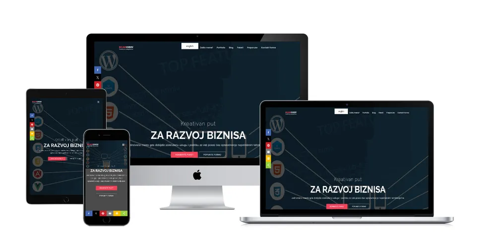 Bojan Vukov freelancer portfolio veb sajt